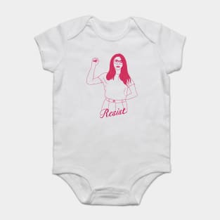 Resist - Powerful Woman 4 Baby Bodysuit